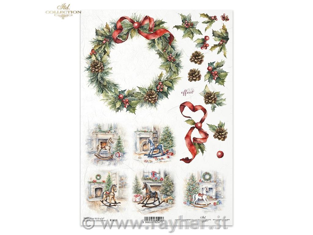 DECOUPAGE PAPIR RIŽIN A4