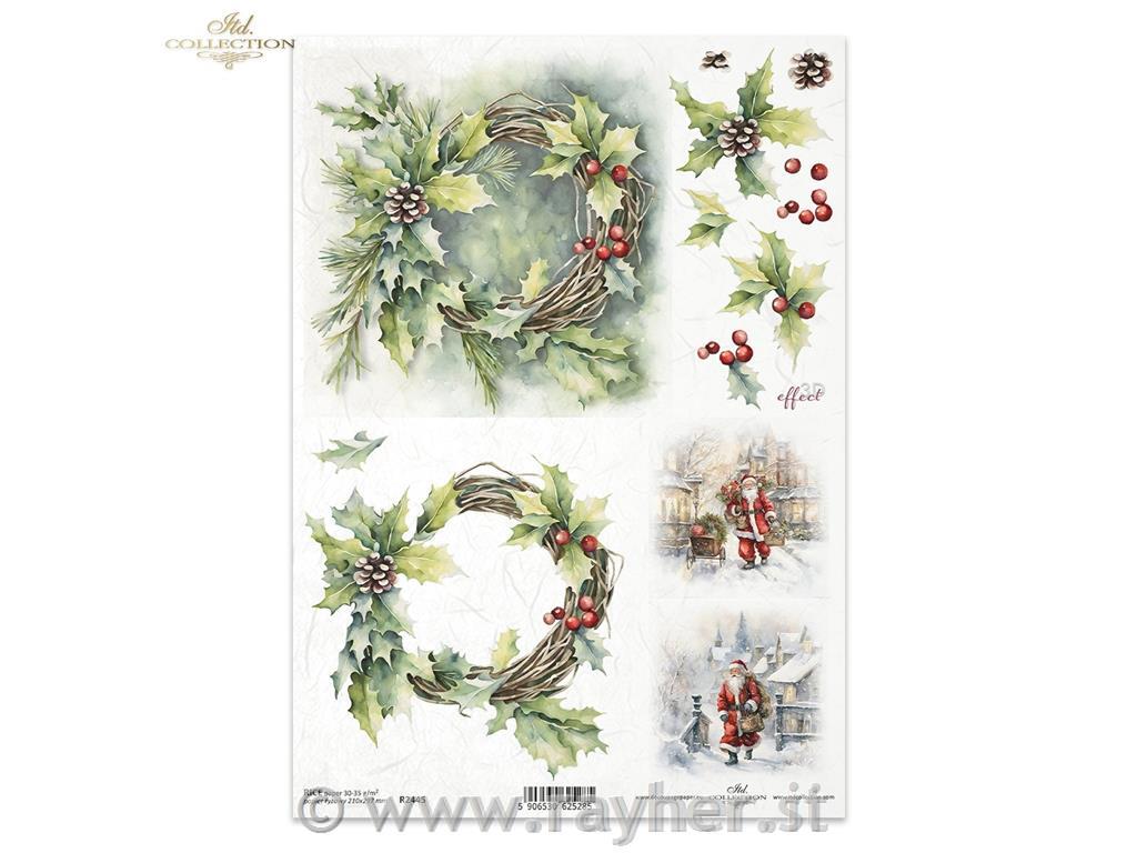 DECOUPAGE PAPIR RIŽIN A4