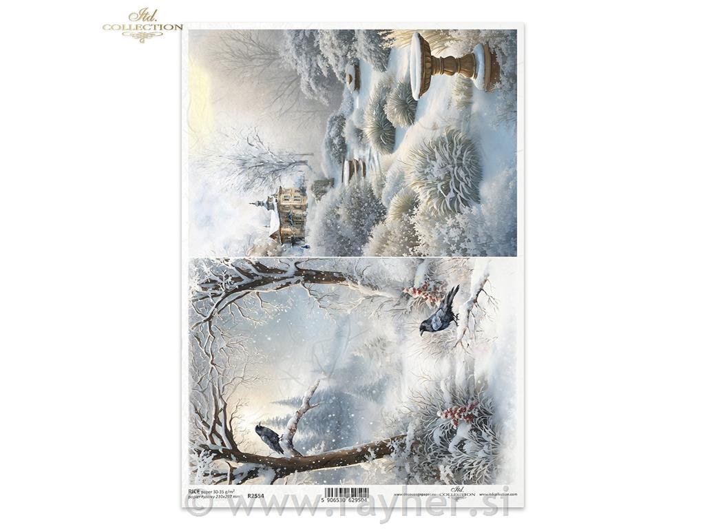 DECOUPAGE PAPIR RIŽIN A4