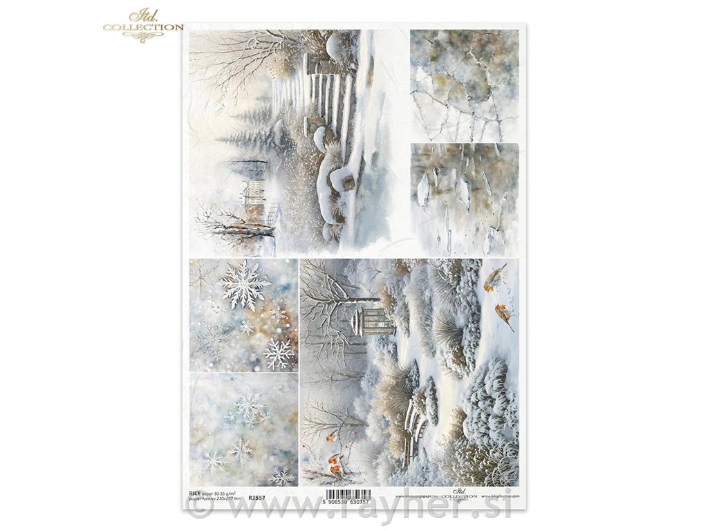 DECOUPAGE PAPIR RIŽIN A4