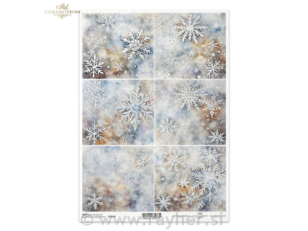 DECOUPAGE PAPIR RIŽIN A4