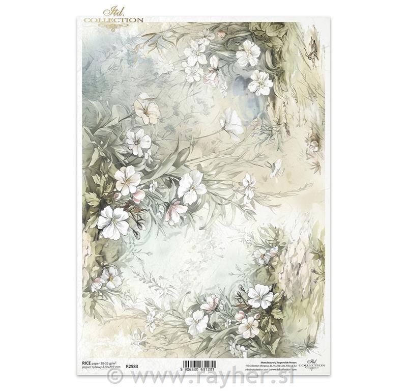 DECOUPAGE PAPIR RIŽIN A4
