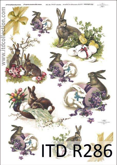 DECOUPAGE PAPIR RIŽIN A4, USKRS 16