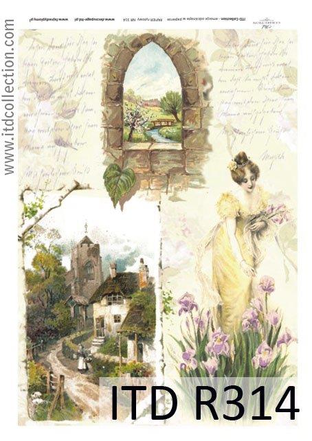 DECOUPAGE PAPIR RIŽIN A4, LJILJAN
