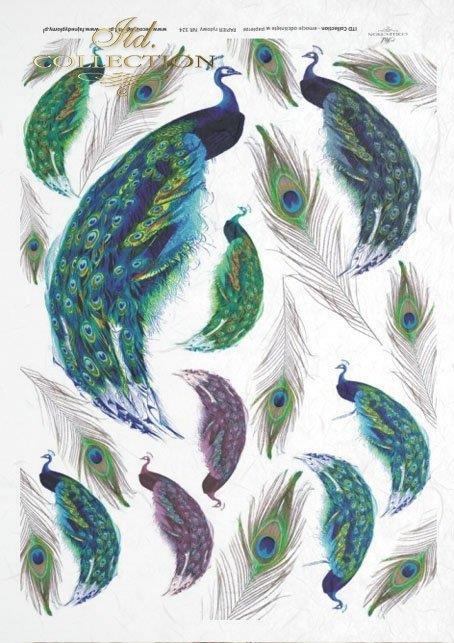 DECOUPAGE PAPIR RIŽIN A4