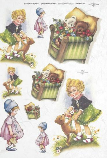 DECOUPAGE PAPIR RIŽIN A4, DJEČJI