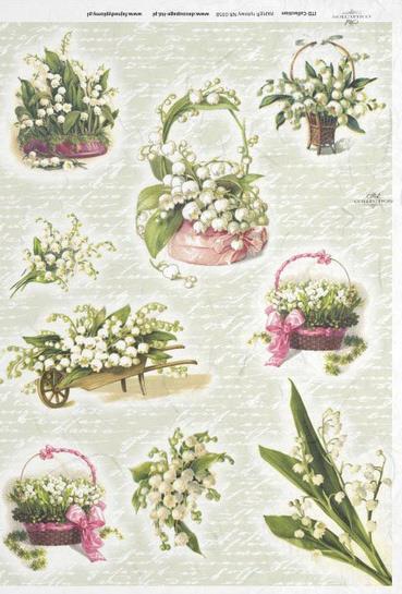 DECOUPAGE PAPIR RIŽIN A4, ĐURĐICA