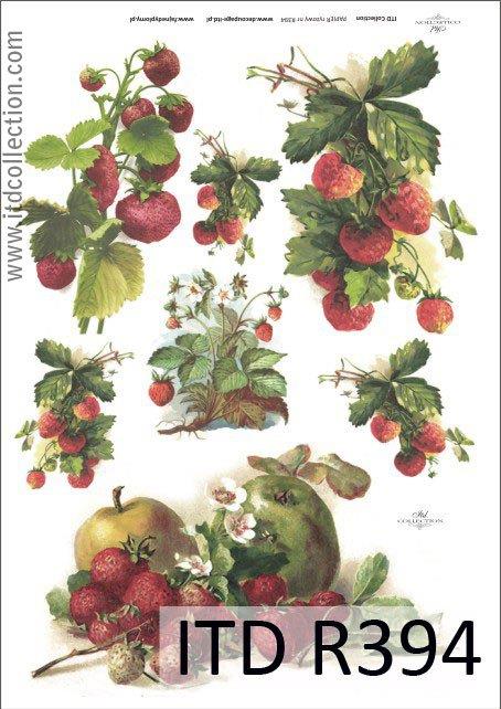 DECOUPAGE PAPIR RIŽIN A4, BOBICE