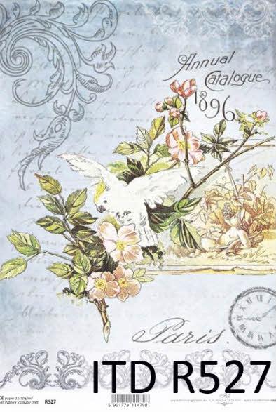 DECOUPAGE PAPIR RIŽIN A4, ANNUAL CATALOGU