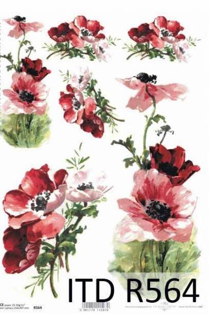 DECOUPAGE PAPIR RIŽIN A4, CVIJET