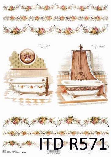 DECOUPAGE PAPIR RIŽIN A4, VEDORA