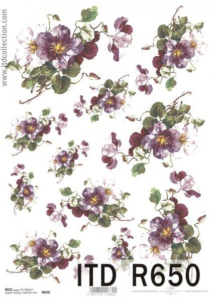 DECOUPAGE PAPIR RIŽIN A4, MAĆUHICE