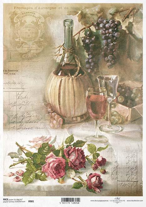 DECOUPAGE PAPIR RIŽIN A4, JESEN
