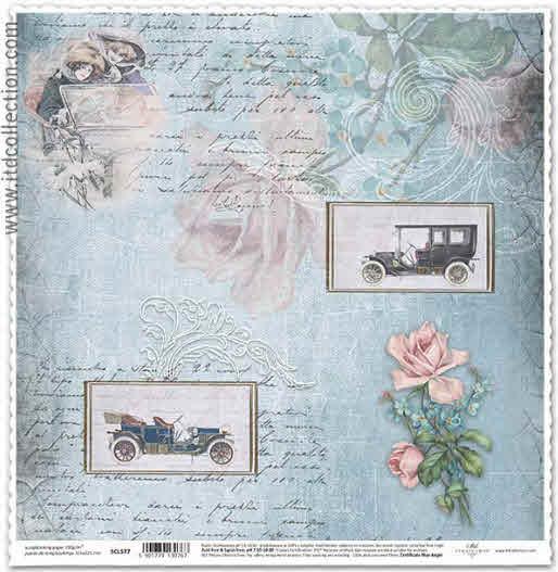 SCRAPBOOKING PAPIR, VINTAGE
