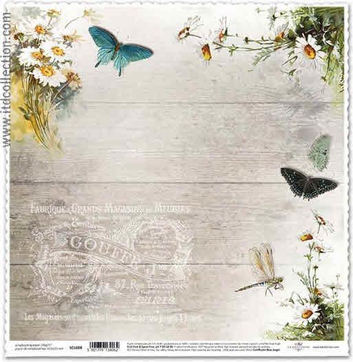 SCRAPBOOKING PAPIR, LEPTIRI