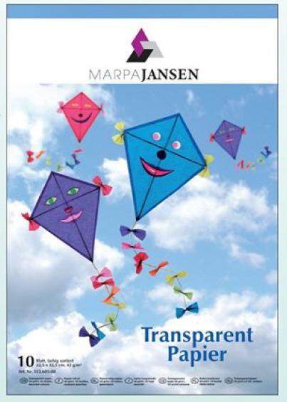 Kreativna mapa Transp.papir 42g 22,5x32,10 listova