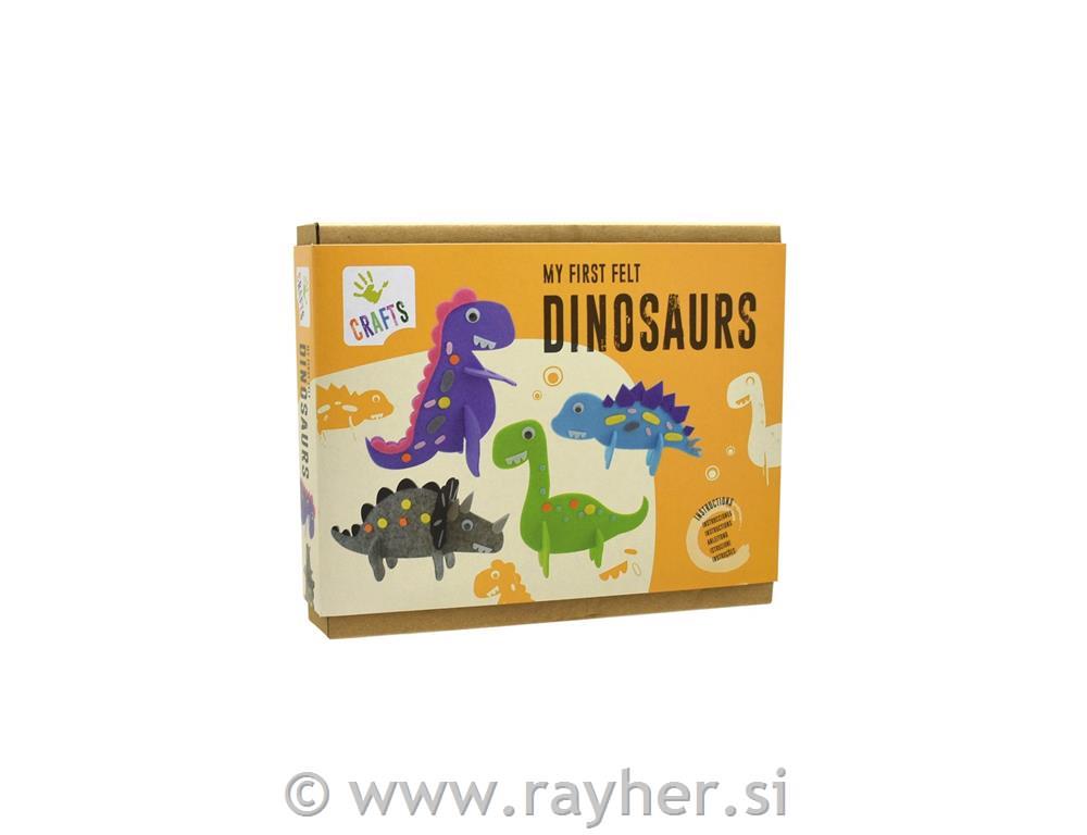Kreativan set: Dinosauri od filca