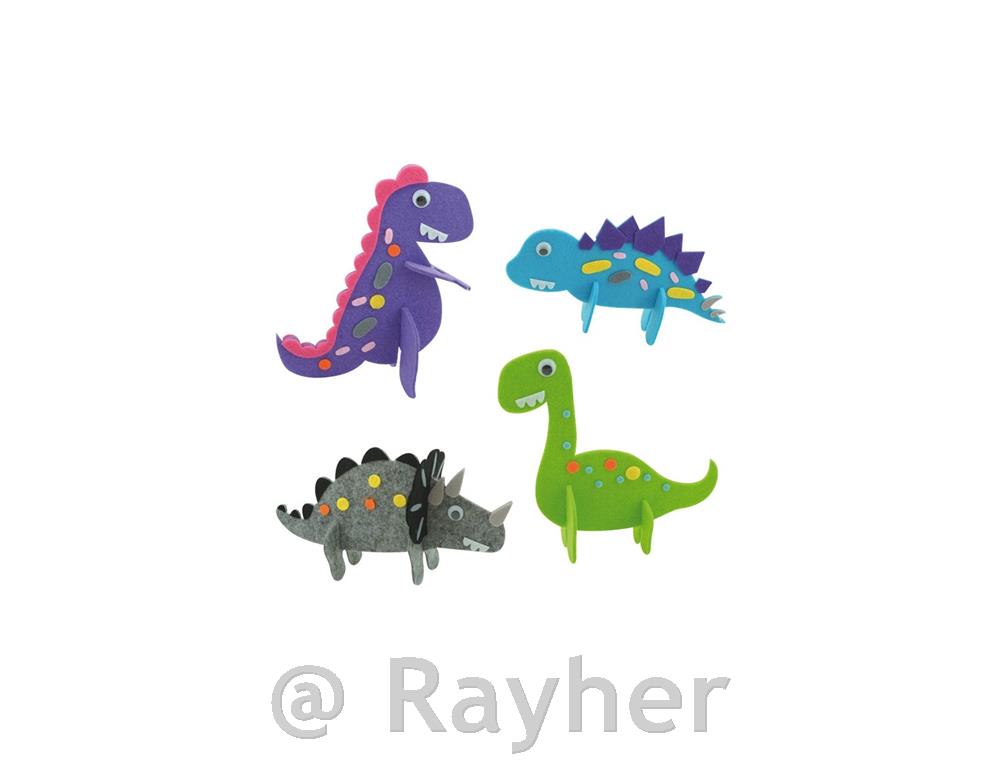 Kreativan set: Dinosauri od filca