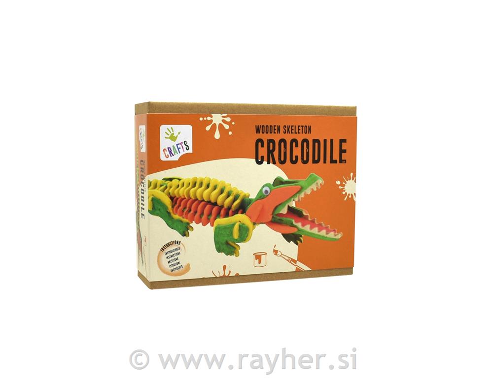 Diy: Crocodile sceleton