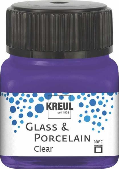 Boja za porculan i staklo, 20 ml, transparent, ljubičasta