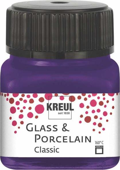 Barva za porcelan in steklo, 20ml, vijolična, pokrivna