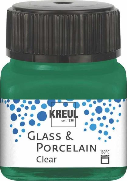 Boja za porculan i staklo, 20 ml, transparent, tamno zelena