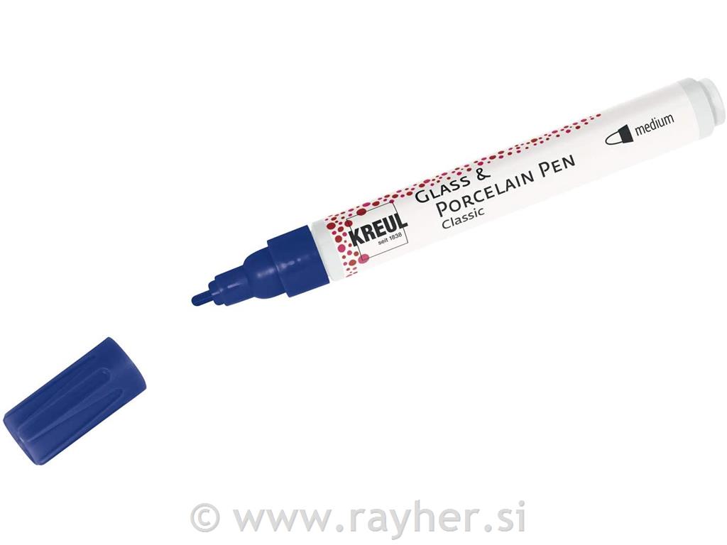 Flomaster za porculan, brilliant, tamnoplavi