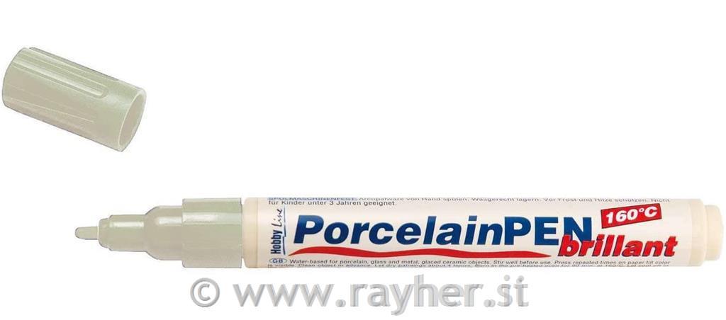 Flomaster za porculan, brilliant, krem