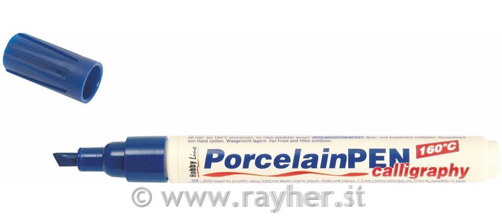 Flomaster za porculan, calligraphy, plavi