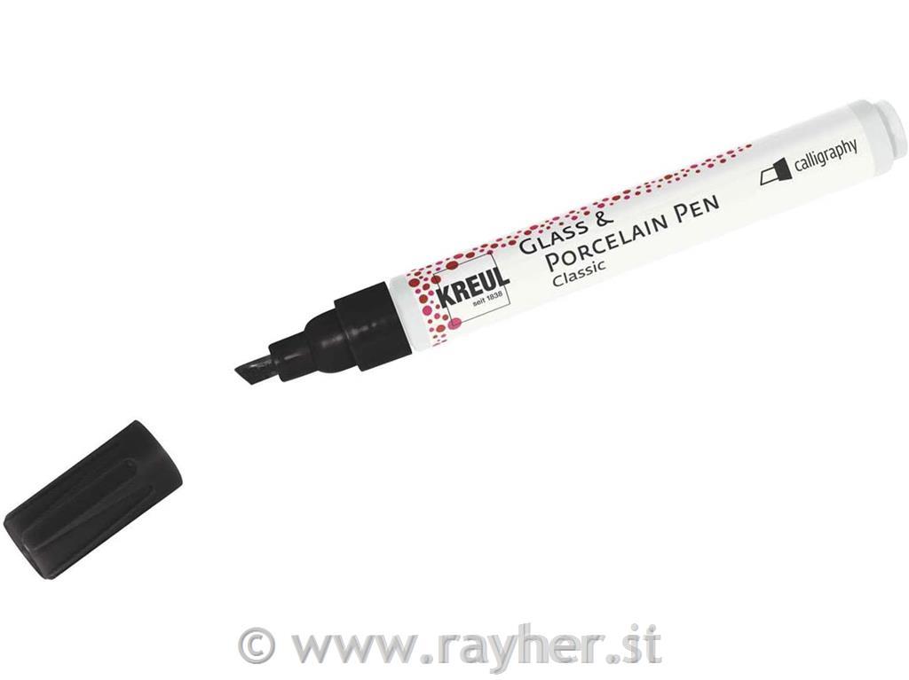 Flomaster za porcelan, Calligraphy 1 – 4 mm, črn