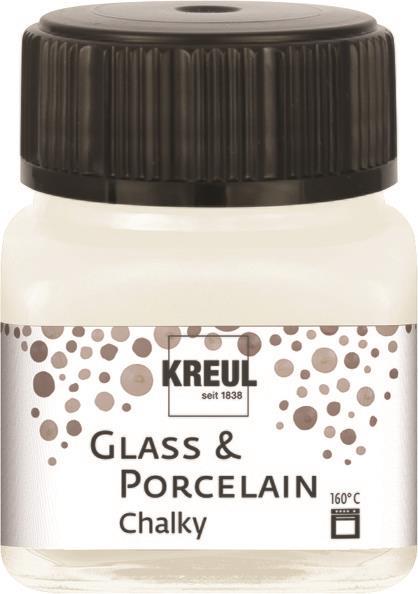 Boja za porculan i staklo, 20 ml, Chalky, White Cotton