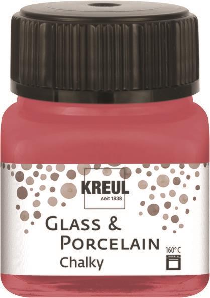 Boja za porculan i staklo, 20 ml, ChalkyCozy Red