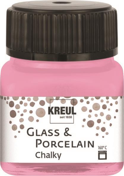 Boja za porculan i staklo, 20 ml, ChalkyCandy Rose