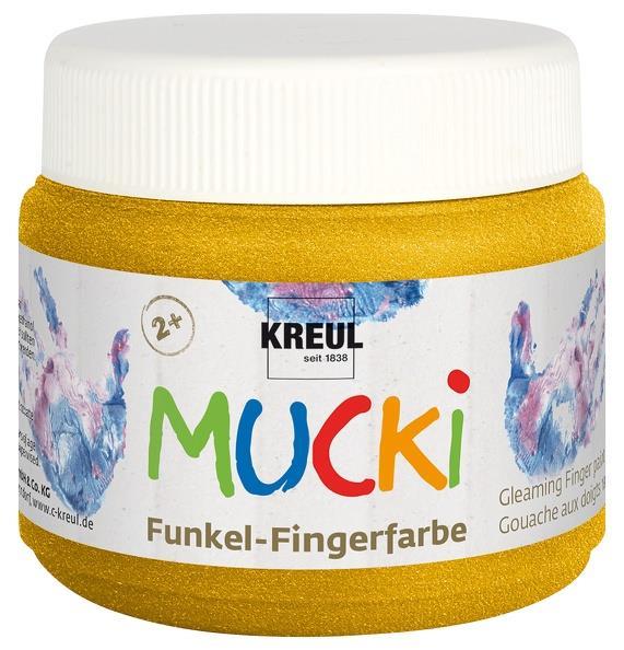 Boje za prste MUCKI 150 ml, zlatna