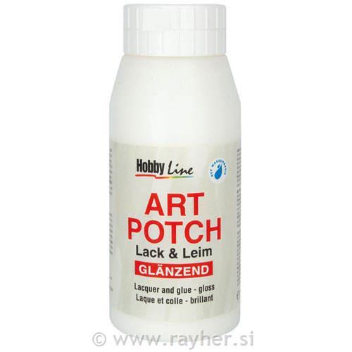 Ljepilo&lak za salvete, Art Potch Lack&Leim, 750 ml, sjajni