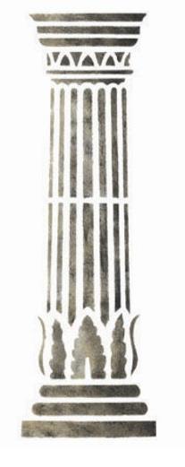 Šablona 428 18x50 cm