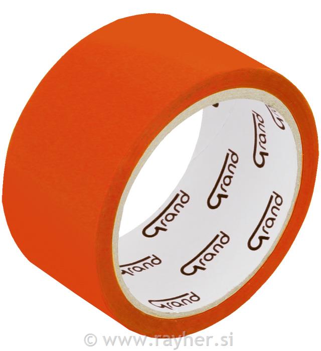 Lepilni trak, 48 mm x 50 m, oranžen