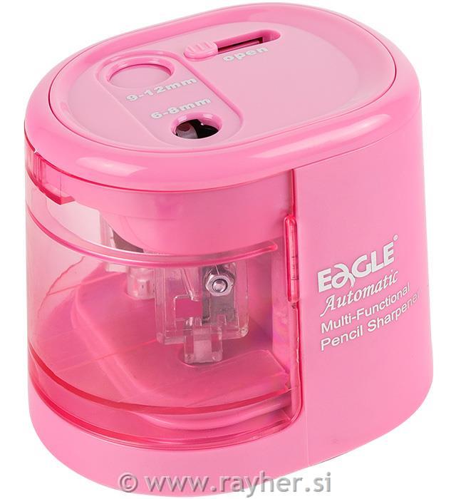 Sharpener, violet, 2 holes, pink