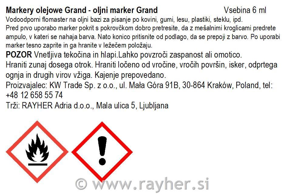 Marker uljni, ljubičast