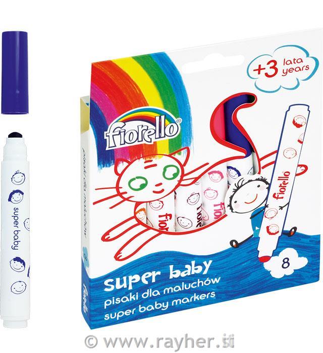 SUPER BABY markeri, set 8