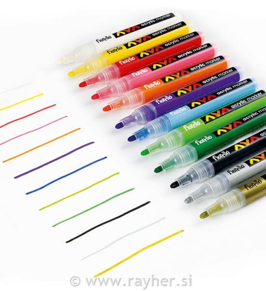 Acrylic Markers set 12