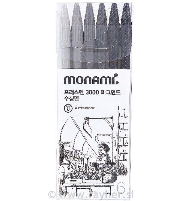 Markeri Fineliner Pigment, 0,4 mm