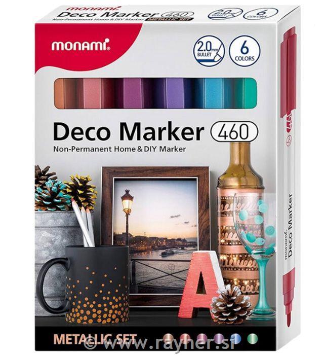 Akrilni markeri, set 6, Metallic