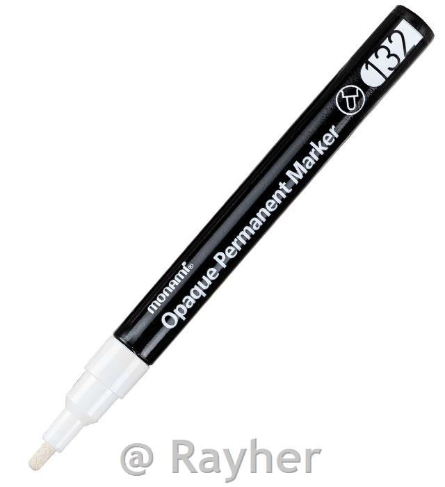 Permanentni marker Monami, bijeli