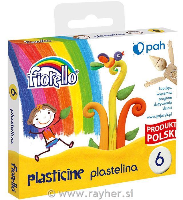 Plastelin, 6 boja