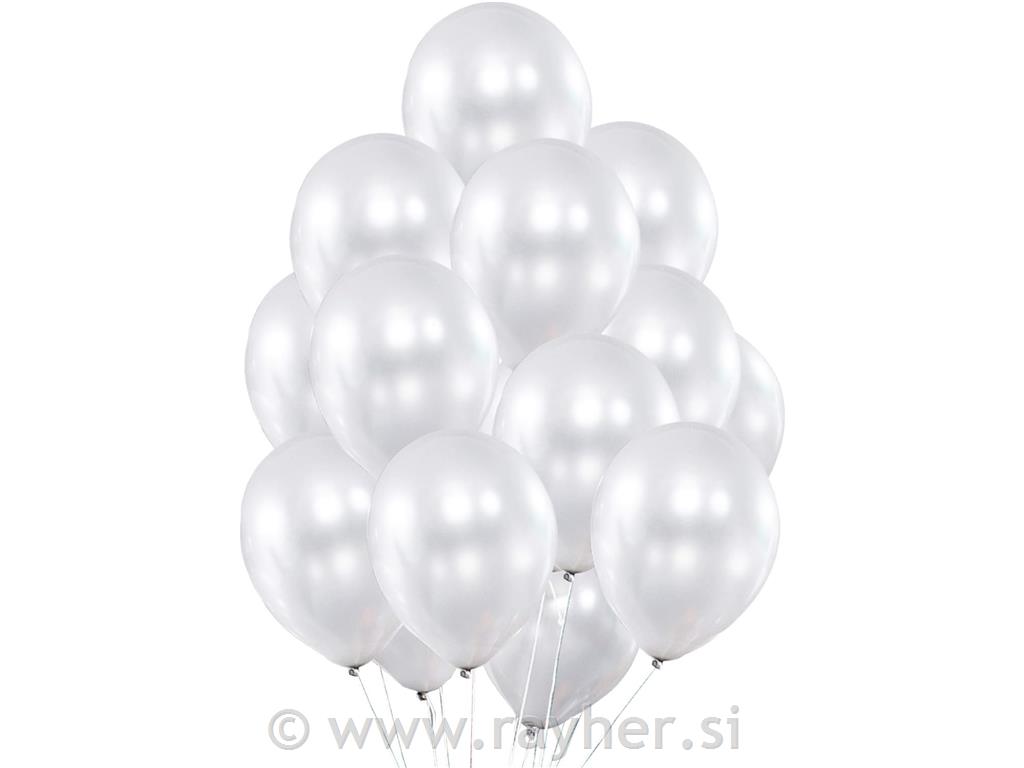 Baluni, 25 cm, set 50, bijeli