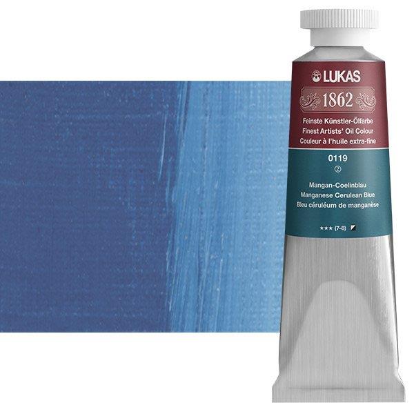 Lukas 1862 PRO oljna barva 37 ml Mangan Cerulean Blue