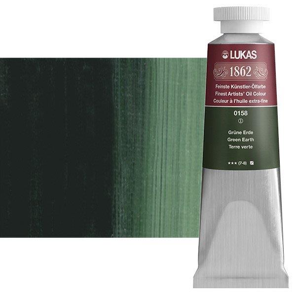 Lukas 1862 PRO oljna barva 37 ml Green Earth