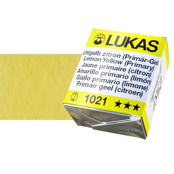 Lukas 1862 PRO akvarel boja u kockiLemon Yellow (Primary)