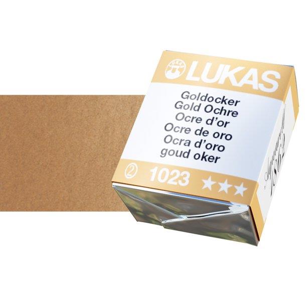 Lukas 1862 PRO akvarelna barva tabletka Gold Ochre